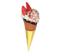 FUTUREORYY Ice Cream Decorative Model Faux Ice Cone Model for Dessert Display and Role Play