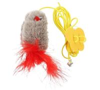 FUTUREORYY Interactive Cat Mouse Toy Hanging Design for Indoor Cats Engaging Playtime Exercise Compact and Safe Material for Boredom Relief and Bonding Your Feline Friends