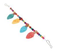 FUTUREORYY Interactive Parrot Chew with Durable Rope for Cage Hanging Cognitive Skill Development and Loneliness Reduction Suitable for Parakeets and Caged Birds Easy to Install and Visually