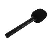 FUTUREORYY Interview Microphone Handheld Adapter Lav Microphone Handle Mount For Outdoor Reporting Compatible With Wireless Mic (no Mic Included)