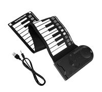 FUTUREORYY Keys Foldable Electronic Hand Piano Portable Digital Keyboard with Built in Speaker Volume Levels Demo Songs for Beginners and Learning