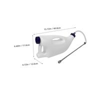 FUTUREORYY Large Capacity Calf Bottle Feeding Feeder for Newborn Lambs Puppies with Precise Milk Control Plastic Nursing Tool for Colostrum Feeding and Immune Support Farms Easy to Clean