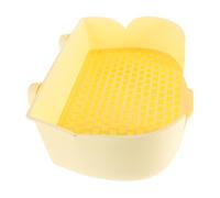 FUTUREORYY Large Rabbit Litter Box Easy Install Bunny Potty Trainer for Small Animals Comfortable Plastic Toilet for Guinea Pigs Ferrets Chinchillas Pet Pan for Clean Living Space