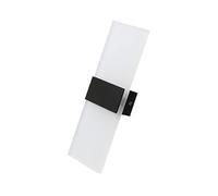 FUTUREORYY LED Wall Lamp Modern Right Angle Indoor Bedside Wall Light for Bedroom Living Corridor Black Finish with White LED Illumination Stylish Contemporary Fixture for Home and Hotel