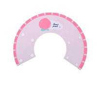 FUTUREORYY Licking Pet Cat Neck Collar for Home Use Soft Felt Protective Collar for Injury Prevention Peach Color S Fits Neck Cute Design for Comfortable Healing
