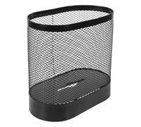 FUTUREORYY Metal Cat Litter Scoop Holder Stand, Black Iron Multifunctional Poop Shovel Organizer with Mesh Storage, Suitable for Kitten and Cat Litter Scoops in Home Use