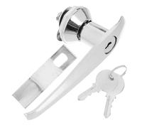 FUTUREORYY Metal Electric Cabinet Door Cam Latch for File Cabinets Mailbox Replacement Push Button Lock Multifunctional Security Lock for Distribution Switch