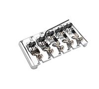 FUTUREORYY Metal String Fixed Saddle Tailpiece for Bass Guitar Polished Hardtail Bridge Replacement Accessory Elegant Metal Design for String Bass Upgrade