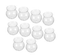 FUTUREORYY Micro Landscape Container 10pcs Plastic Succulent Planter for Indoor Ecological Bottle Display and Office Decoration