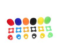 FUTUREORYY Microphone Accessories 18pcs Set Featuring Silicone Bottom Rod Sleeves and Five-star Anti-slip Rings for Stage, Conference, and Broadcast Use