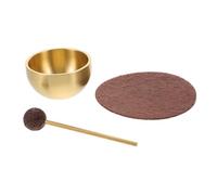 FUTUREORYY Mini Meditation Singing Bowl Set with Handmade Sound Bowl, Cushion, and Mallet - Small Frequency Tibetan Prayer Instrument for Yoga, Mindfulness, and Healing Therapy