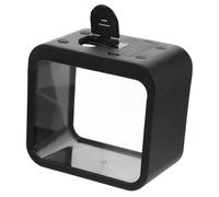 FUTUREORYY Miniature Desktop Fish Tank with Led Light, Detachable Black Ecological Landscape Aquarium Box for Small Fish Breeding and Tabletop Decoration