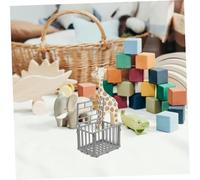 FUTUREORYY Miniature Plastic Cage Model for DIY Craft and Storage Realistic Small Action Figure Enclosure Multifunctional Mini House Decoration and Organizer