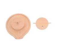 FUTUREORYY Miniature Wooden Grinding Mill Model Vintage Decorative Ornament for Home Office Shelf Scale Handheld Grain Mill Retro Style Display