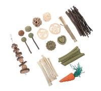 FUTUREORYY Natural Hanging Chew for Rabbits Hamsters Guinea Pigs Teeth Grinding Biting for Small Pets to Prevent Bad Chewing Habits and Promote Dental Health