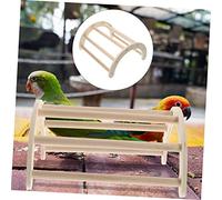 FUTUREORYY Natural Wood Perch Play Stand for Birds and Chickens Smooth Polished Roosting Bar with Sticks Chicken Coop for Parrots Budgies and Hens Safe Foot Exercise Platform