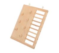FUTUREORYY Natural Wooden Hamster Ladder for Small Pets Climbing Bridge for Hamsters Chinchillas Guinea Pigs Enhances Physical Activity and Mental Easy to Clean Surface