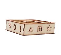 FUTUREORYY Natural Wooden Hamster Maze for Small Pets Durable Bite Resistant Labyrinth Playground Stress Reducing Pet Plaything for Gerbils Guinea Pigs and Indoor Rodents