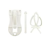 FUTUREORYY Parrot Cage Fixed Clamp and Birdcage Clip 2pcs Multi-functional Vegetable and Fruit Holder Clips for Parrots Suitable for Birdcage Accessories Random Style