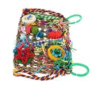 FUTUREORYY Parrot Chew for Teeth Grinding Wear Resistant Bird Cage Decor and Climbing Plaything Multifunctional Teething for Pet Birds to Promote Healthy Activity and Communication