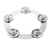 FUTUREORYY Percussion Tambourine Enhanced Sound Drum Set Accessory Portable Crash Cymbal Tool for Versatile Hihat Effect for Various Music Styles