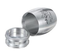 FUTUREORYY Pet Ash Jar Cremation Urn Box Silver Mini Storage Tank for Dog Cat Animal Ashes Memorial Keepsake Suitable for Home Use