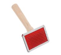 FUTUREORYY Pet Grooming Comb Wooden Handle Dog Detangling Tool for Long Hair Cat Dematting Comb Comfortable Grip Groom Shed Removing Brush