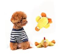 FUTUREORYY Plush Big Mouth Duck Chew for Dogs Creative Sound Doll for Puppies Reduces Boredom and Destructive Behavior Made of Safe Premium Plush Material for Chewing and Playing
