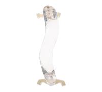 FUTUREORYY Portable Acrylic Violin Shoulder Rest White Handmade Instrument Supporter Reduces Back Pressure Stable Design
