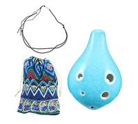 FUTUREORYY Portable Alto C Dolomite Ocarina for Beginners with Protective Bag Comfortable to Hold Sound Musical Instrument for Music Lovers Random Color