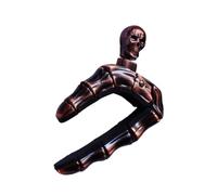 FUTUREORYY Portable Bronze Ukulele Capo with Key Trigger for Acoustic and Electric Guitars Clamp for Folk Classical and Wood Guitars