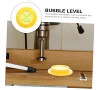 FUTUREORYY Portable Circular Bubble Level Tool with Rack Compact Spirit Level for Precise Horizontal Measuring Non-deforming Construction for Home Workshop and Equipment Setup