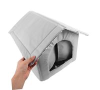 FUTUREORYY Portable Cooling Cat House with Ice Packs for Small Dogs and Cats Lightweight Summer Shelter for Indoor Outdoor Use Body Temperature Reduction Comfortable Pet Cooler