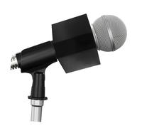 FUTUREORYY Portable Microphone Flag Station with Foam Interview Mic Logo Stand and Easy to Use Microphone Accessory for News Reporters Hosts and Broadcast Professionals