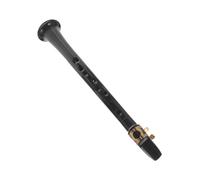 FUTUREORYY Portable Mini Pocket Saxophone Black Compact Woodwind Instrument for Beginners Easy to Play Travel-friendly Musical