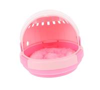 FUTUREORYY Portable Parrot Cage with Pad Ventilated Bird Carrier for Travel and Outdoor Use Easy-open Design Pet Nest for Birds and Parakeets Comfortable Lightweight Pet Accessory