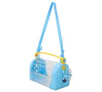 FUTUREORYY Portable Pet Carrier Cage for Small Animals Sturdy Plastic Travel Sling Bag for Hamsters Dwarf Rabbits Rats Convenient Handheld Carrying Box for Hiking Outing Subway Shopping