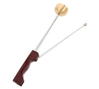 FUTUREORYY Portable Retractable Prayer Bell with Handle Copper Ritual Instrument for Meditation and Worship Lightweight Extendable Spiritual Bell for Home Altar and Outdoor Use