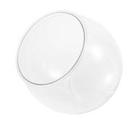 FUTUREORYY Portable Small Fish Bowl for Office Desktop Aquarium, Plastic Mini Goldfish Tank with Integrated Landscape Design, Suitable for Household Fish Breeding and Turtle Viewing