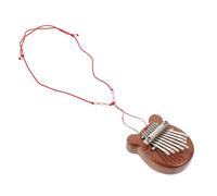 FUTUREORYY Portable Thumb Piano with Crisp and Accurate Tone, Brown Wood and Alloy Mini Finger Instrument for Professionals and Boys and Girls, for Teaching Little Fingers to Play Random Random Color
