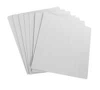 FUTUREORYY Practical cardboard crafts 10 sheets white corrugated paperboard 30x30cm 2.5mm thick with extra bend resistant feature for DIY and photo backdrop