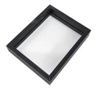 FUTUREORYY Practical DIY Specimen Frame Picture Frame Simple and Generous Appearance Wood and Glass Highlight Small Decoration for Friends and Family Living Room Birthdays