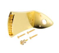 FUTUREORYY Practical Mandolin Bridge Tailpiece Strings Kit with Installation Accessories Metal Replacement Part Easy to Install Mandolin Supplies