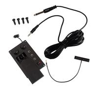 FUTUREORYY Preamp Pickup Equalizer Violin Eq with Echo Suppression Silent Operation Abs Material Plug Hole Output Cable for Electric Violin DIY Music Equipment