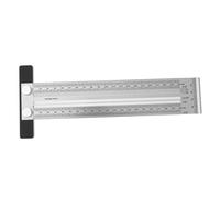 FUTUREORYY Premium Multifunctional Carpentry Marking Ruler Woodworking Tool with Non-reflective Surface for Precise Horizontal Vertical Parallel and Right Angle Lines