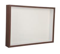 FUTUREORYY Preserved Flower Shadow Box Frame with Clear Panel Handmade Wood Floating Photo Display Case for Dried Flower Art Compact and Lightweight Floral Specimen Holder for Desk and Wall