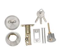 FUTUREORYY Privacy Door Knob Lock Round Single Sided Stainless Steel Security Lock for Bathroom Bedroom Kitchen Entrance Easy to Install Additional Home Safety