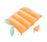 FUTUREORYY Pumpkin Shape Cat Winter Bed Warm Cushion for Pets Cozy Sleeping Mat for Cats and Puppies Safe and Durable Design for Cold Winter Days