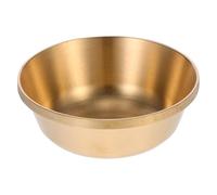 FUTUREORYY Pure Tibetan Water Offering Bowl Thickened Polished Ritual Vessel for Buddhist Fire-Resistant Lightweight Sacrifice Bowl for Temple and Home Use Multi-Purpose Decorative Serving