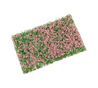 FUTUREORYY Realistic Artificial Grass Tuft Pink Miniature Plant Clusters for Model Train Landscape DIY Vegetation Groups with Detailed Natural Look and Lifelike Touch
